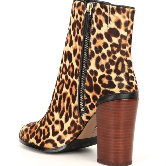 Katherine Kelly Jaymie Leopard Boot 7.5 NWT - Picture 2 of 9